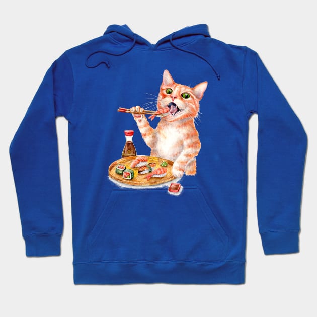 Sushi cat Hoodie by Goosi